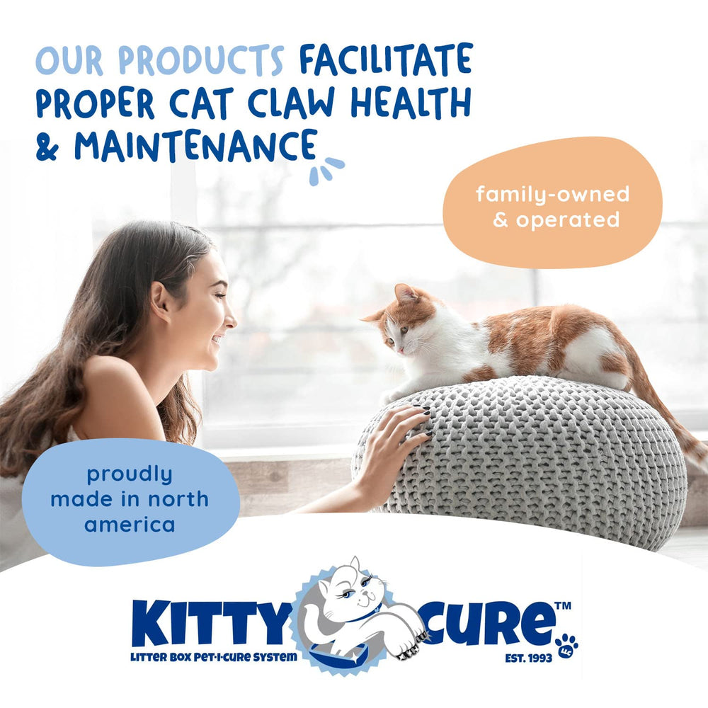 KITTY CURE lavado y reutilizable facilita la limpieza entre usos.