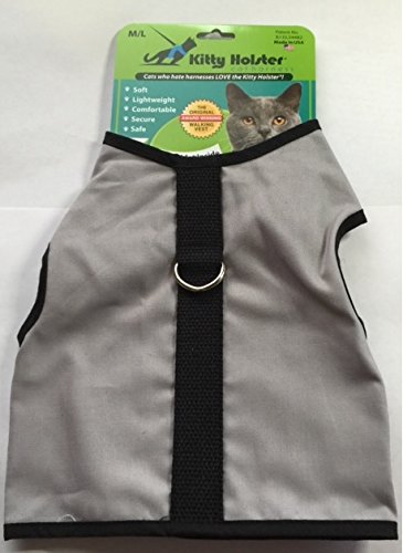 Kitty Holster arnés para gato con cierre de velcro, cómodo y seguro para paseos.