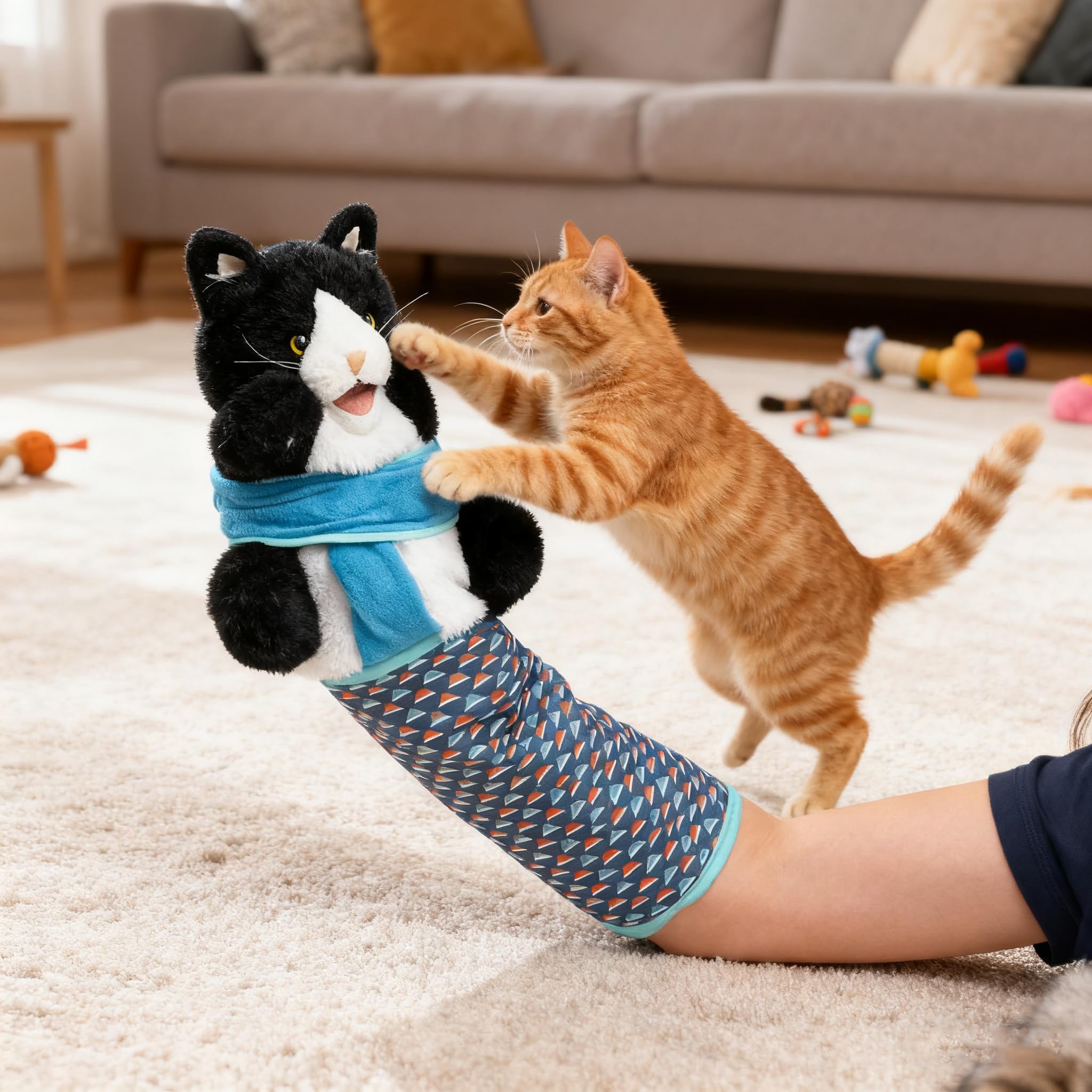 Kitty Karate: Movimientos realistas que estimulan la caza natural