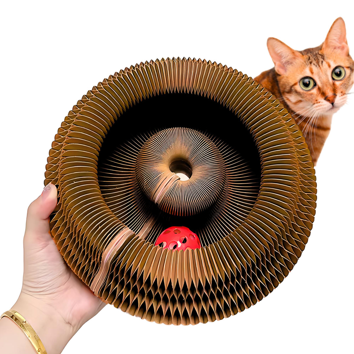 Kitty Kurlz: juego magnético con formas variables para estimular la curiosidad del gato