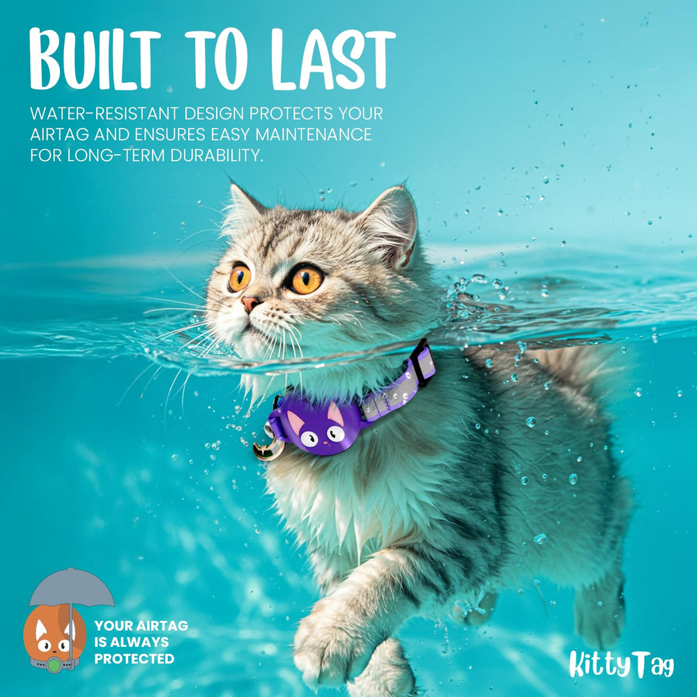KittyTag funda AirTag integrada para protección y limpieza