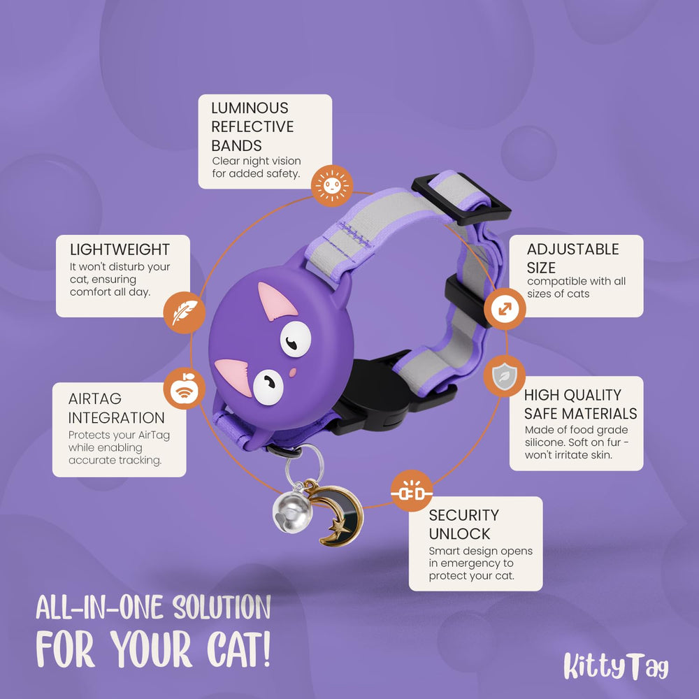 KittyTag rastreador GPS para gatos en tiempo real
