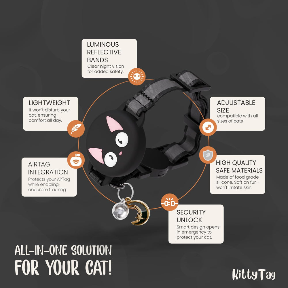 KittyTag rastreo por posicionamiento global en tiempo real para tranquilidad.