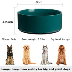 Kitwinney tazón antideslizante para perros grandes mantiene estable la comida.