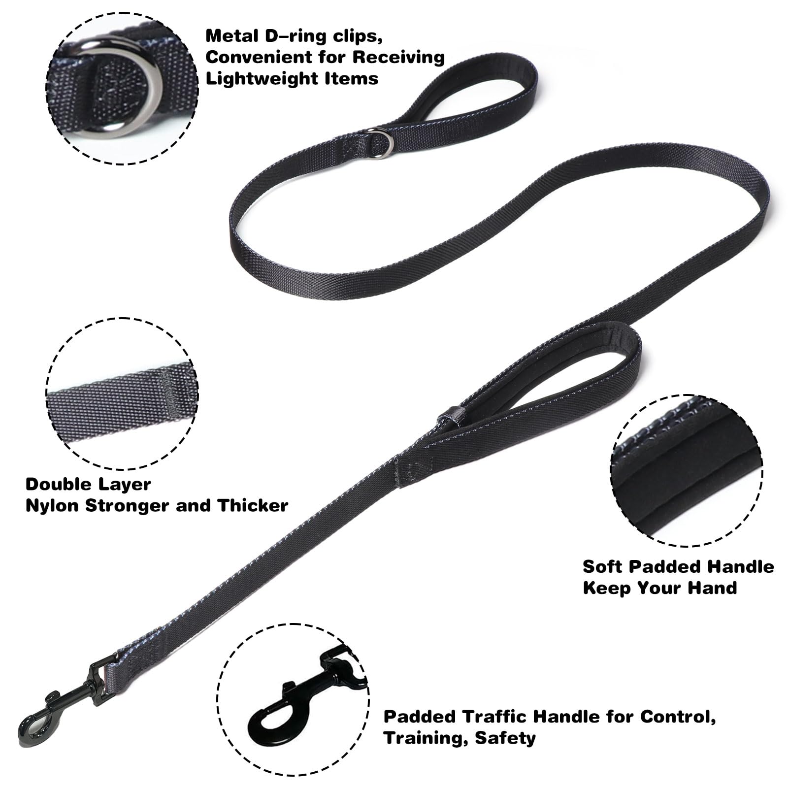Kitys Fatch collar de púas para perros: talla ajustable para diferentes tamaños.