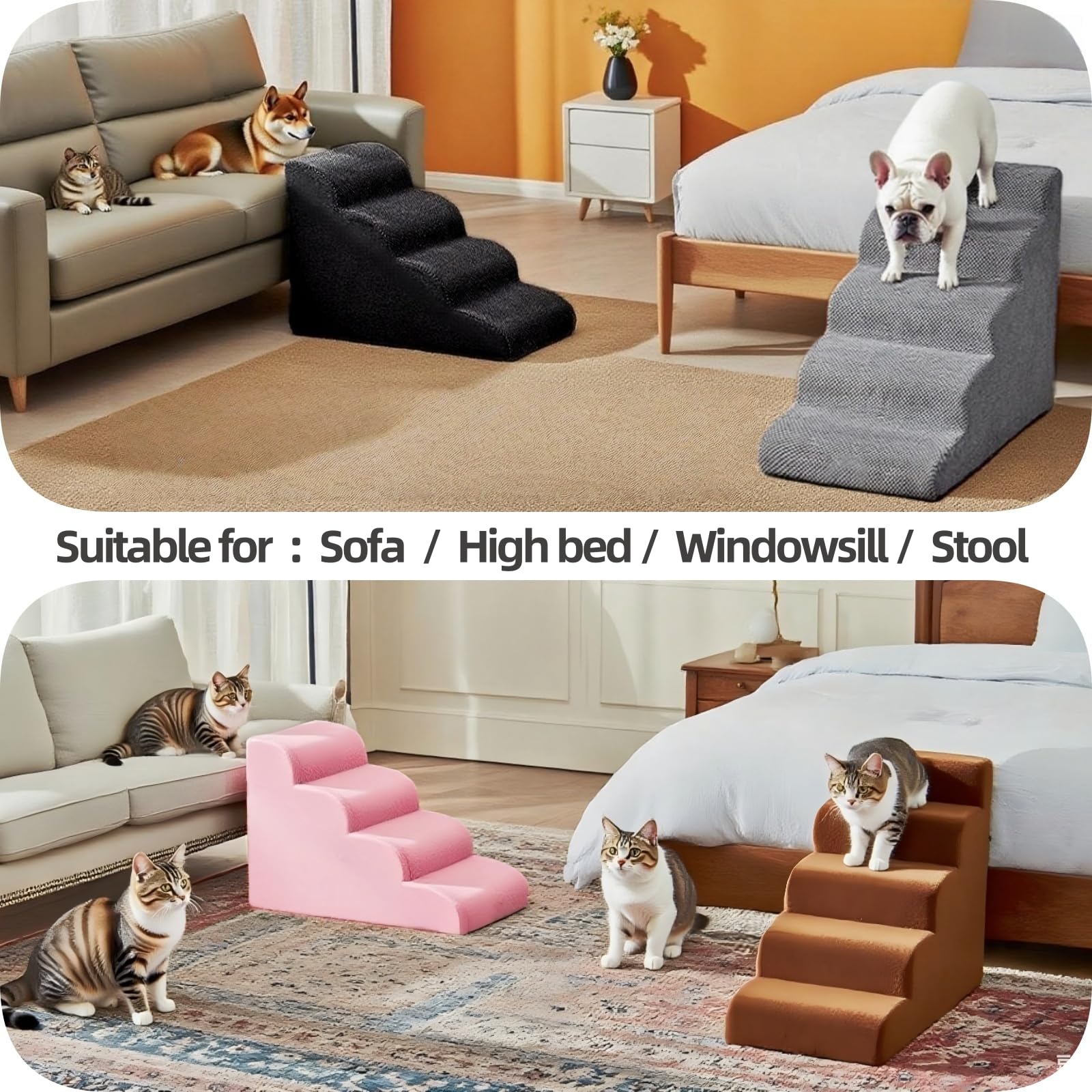 KIWIWOOF uso en interiores, fácil de mover entre habitaciones.