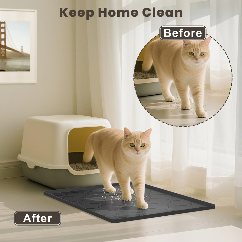 Kixcvdm superficie-silicona-blanda para gato, patitas seguras y pisada cómoda