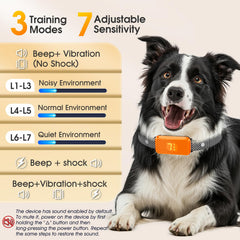KJKZO collar entrenamiento personalizable con 3 modos y 7 niveles