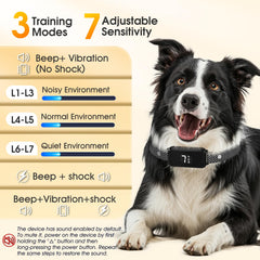 KJKZO collar con modos de entrenamiento personalizables para perros