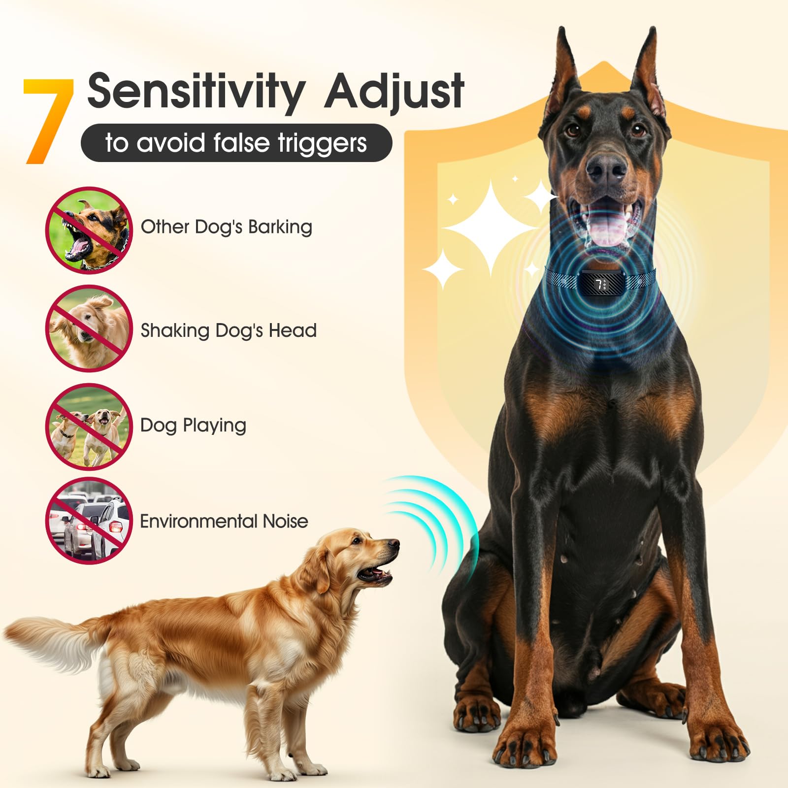 KJKZO collar muestra respuesta instantánea para entrenamiento eficaz en casa