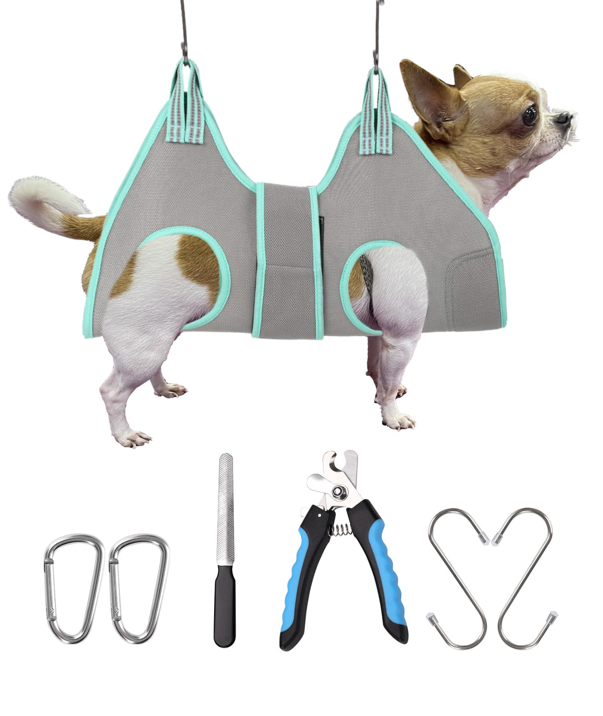 Hamaca de aseo Kkiimatt para perro pequeño, diseño cómodo y estable