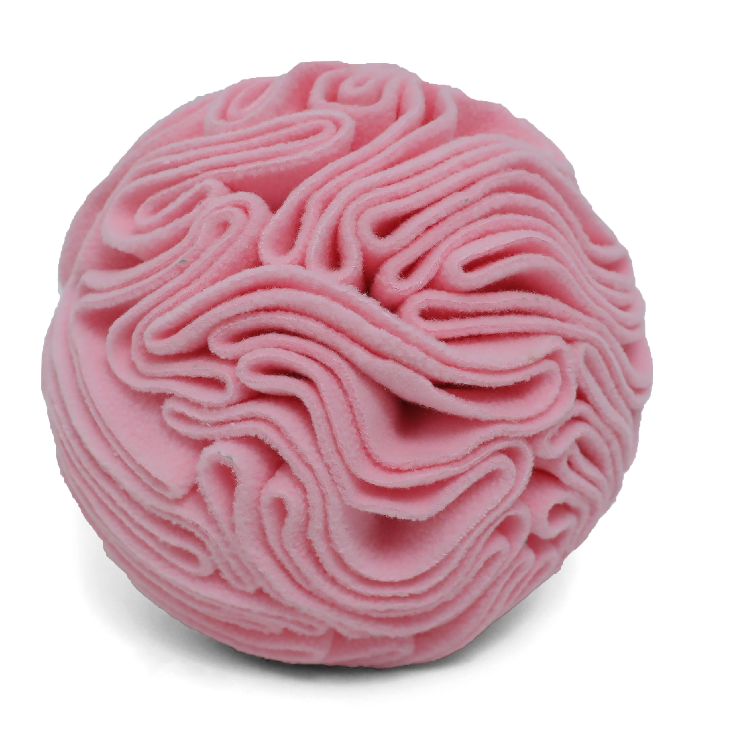 kmirepa Pelota Snuffle para perros color cereza estimula olfato y juego en casa
