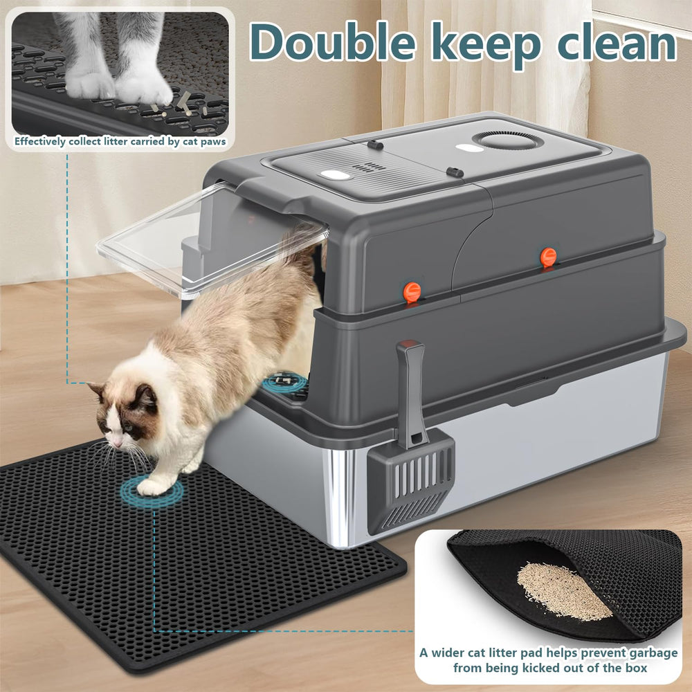 Espacio amplio KMNSUN para hogares con varios gatos.