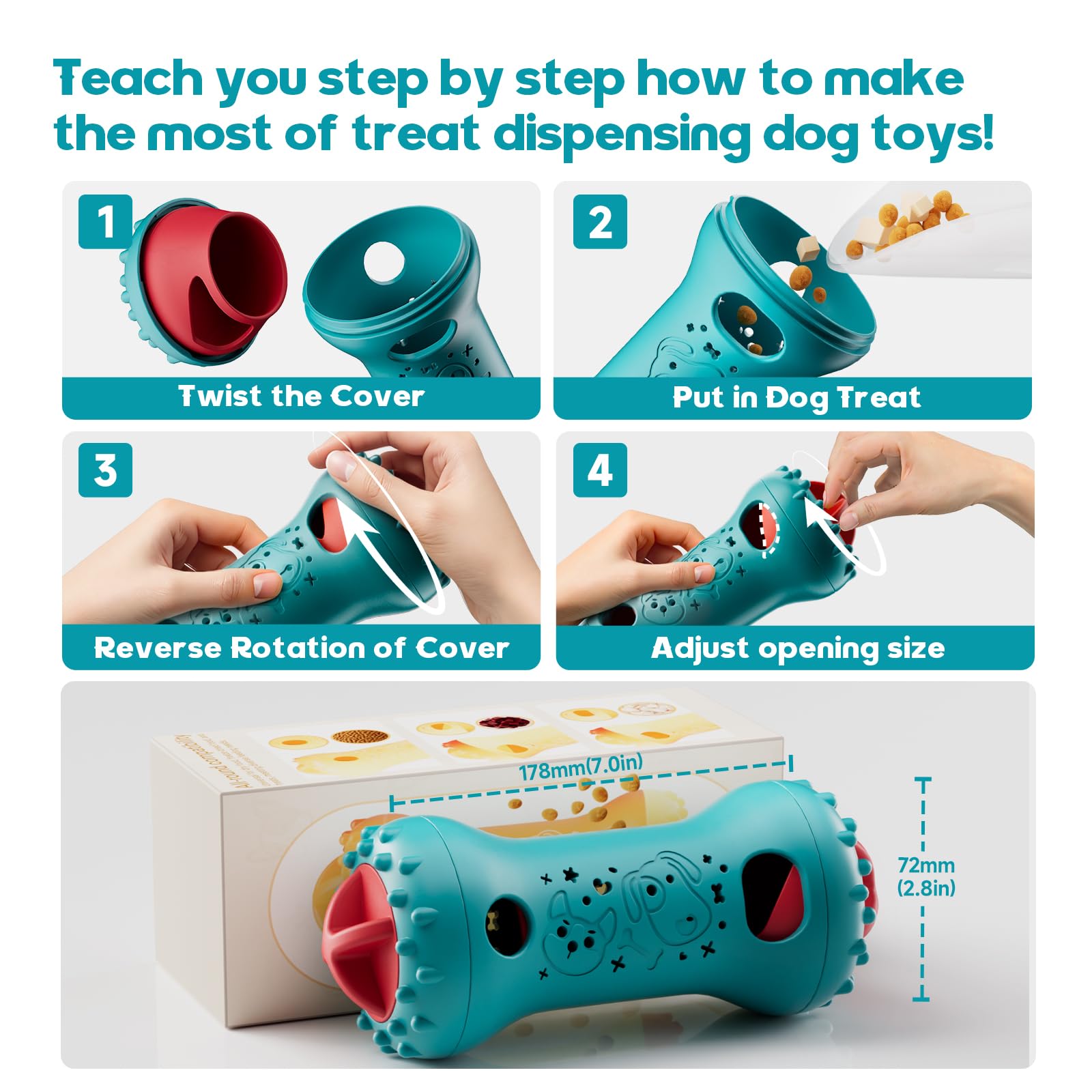 knitly juguete interactivo para perros listo para usar y entretener