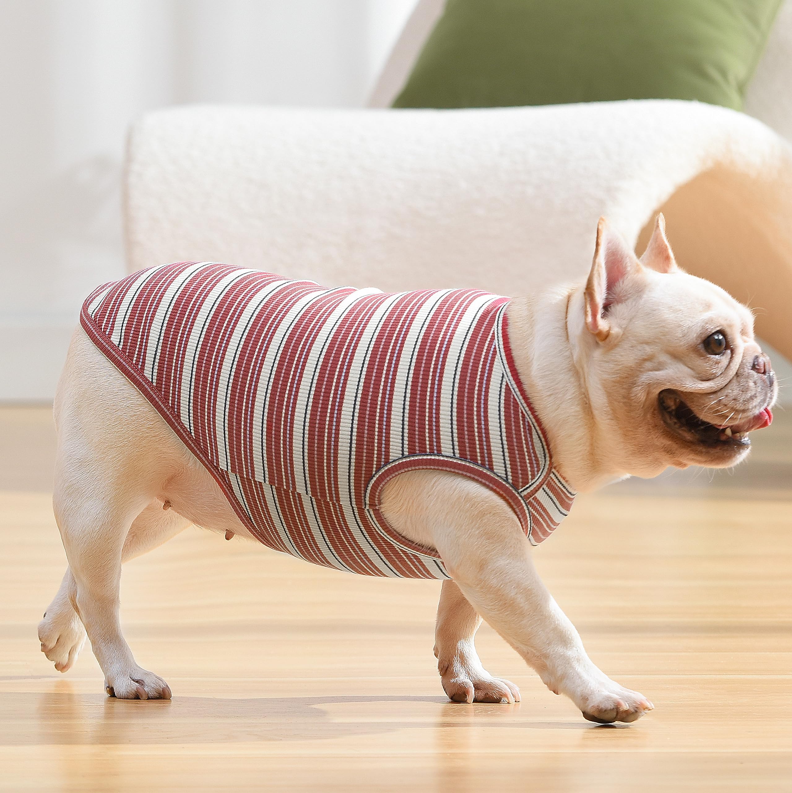 Knuffelen camiseta sin mangas, diseño elástico para un ajuste cómodo.