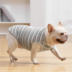 Paquete doble Knuffelen de camisetas rayadas para perros, opción práctica.