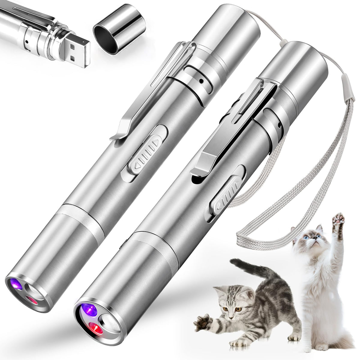 Koackl puntero-gato-led-rojo para juego activo y ejercicio diario