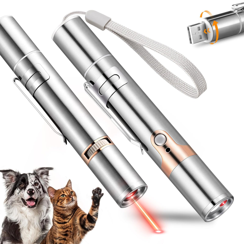 Koackl puntero para gatos, dos-pack de luces, ideal para juego activo en interiores.