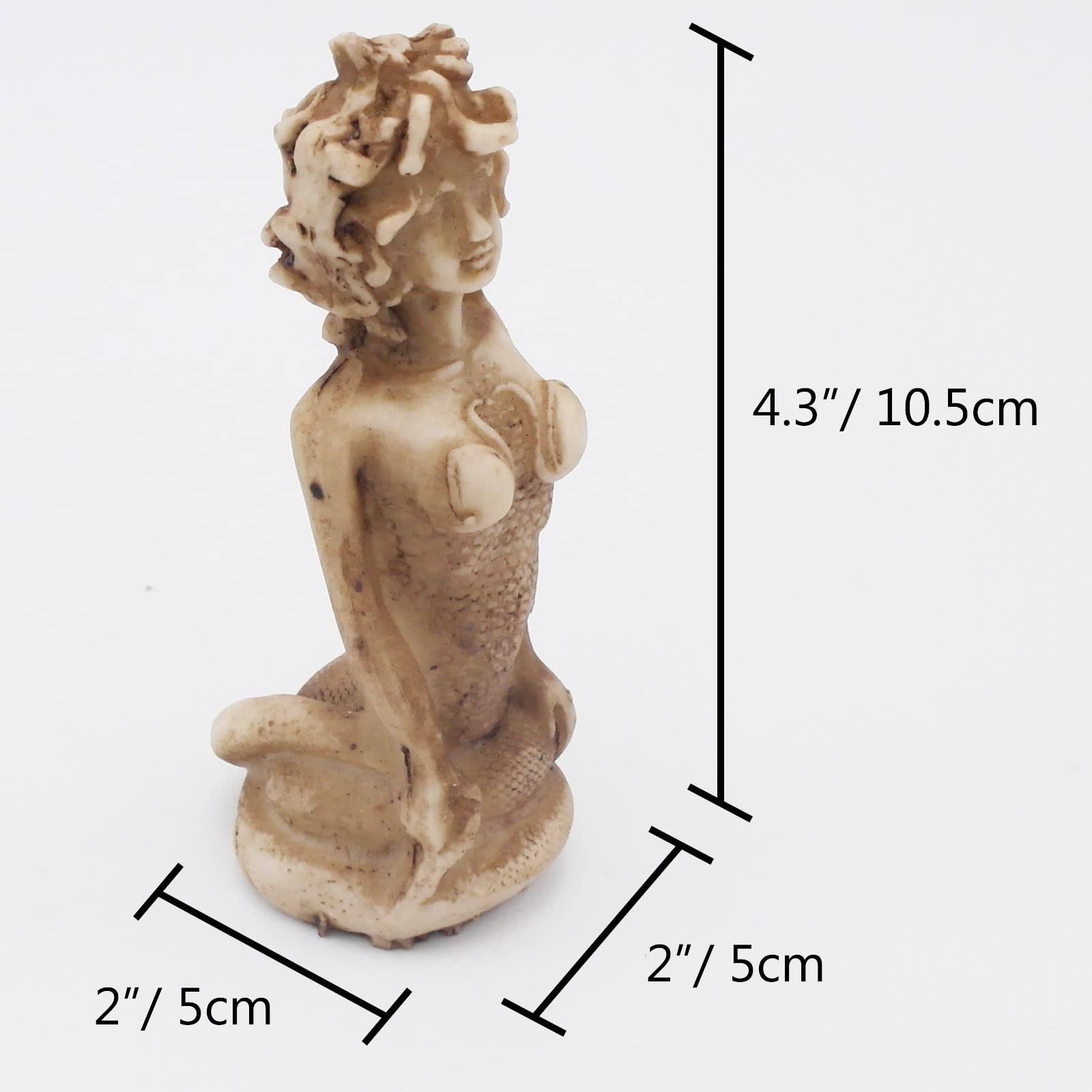 Figura decorativa Medusa para acuario, de Kocris Casa, añade focalización visual y conversación temática.
