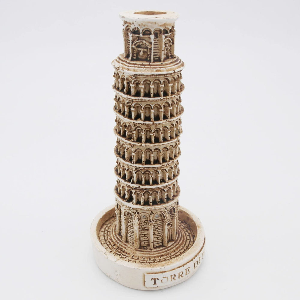 Detallado acabado de resina en la Torre Pisa de Kocris Casa.