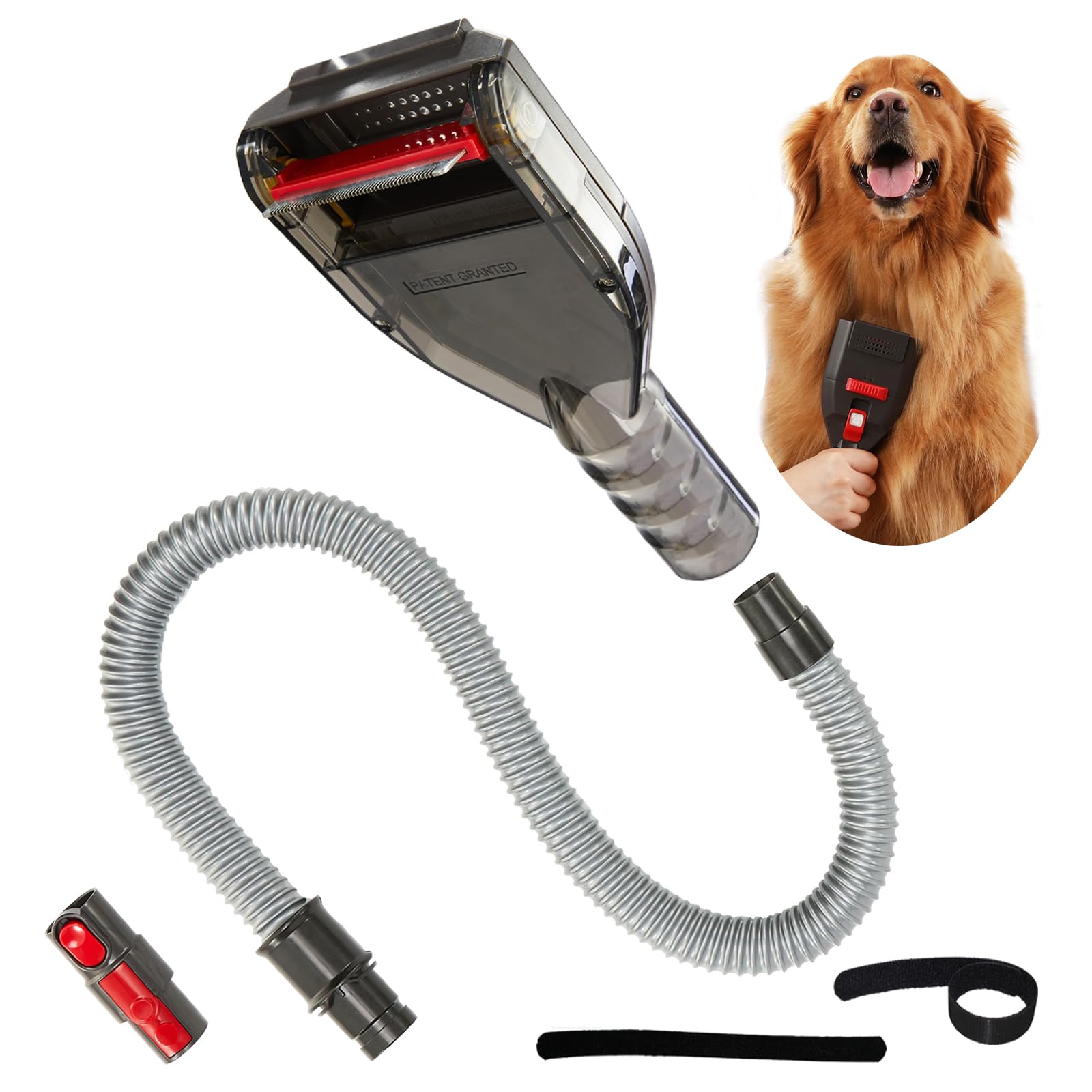 Kodahome cepillo de acicalamiento para perros, ideal para Dyson y pelo suelto.