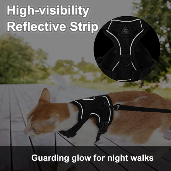 Kodervo arnés gato reflectivo 360 para mayor visibilidad nocturna.