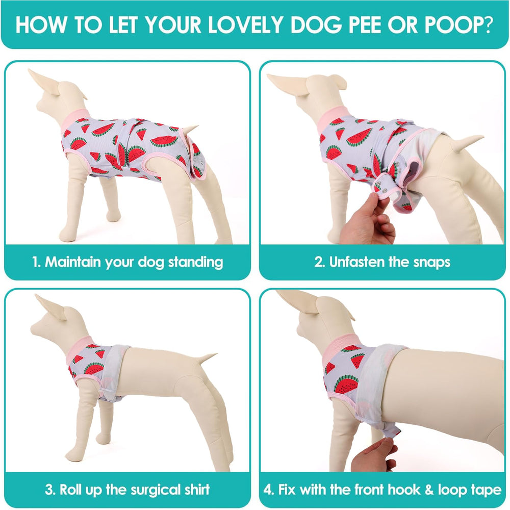 KOESON cobertura abdominal del traje para perro, libertad de movimiento