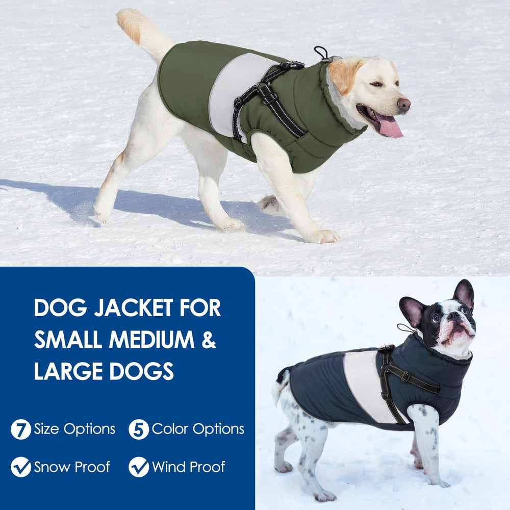 KOESON abrigo disponible en tallas XS a XXXL para perros grandes