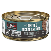 KOHA Paté de venado, lata de 24, para gatos con estómagos sensibles