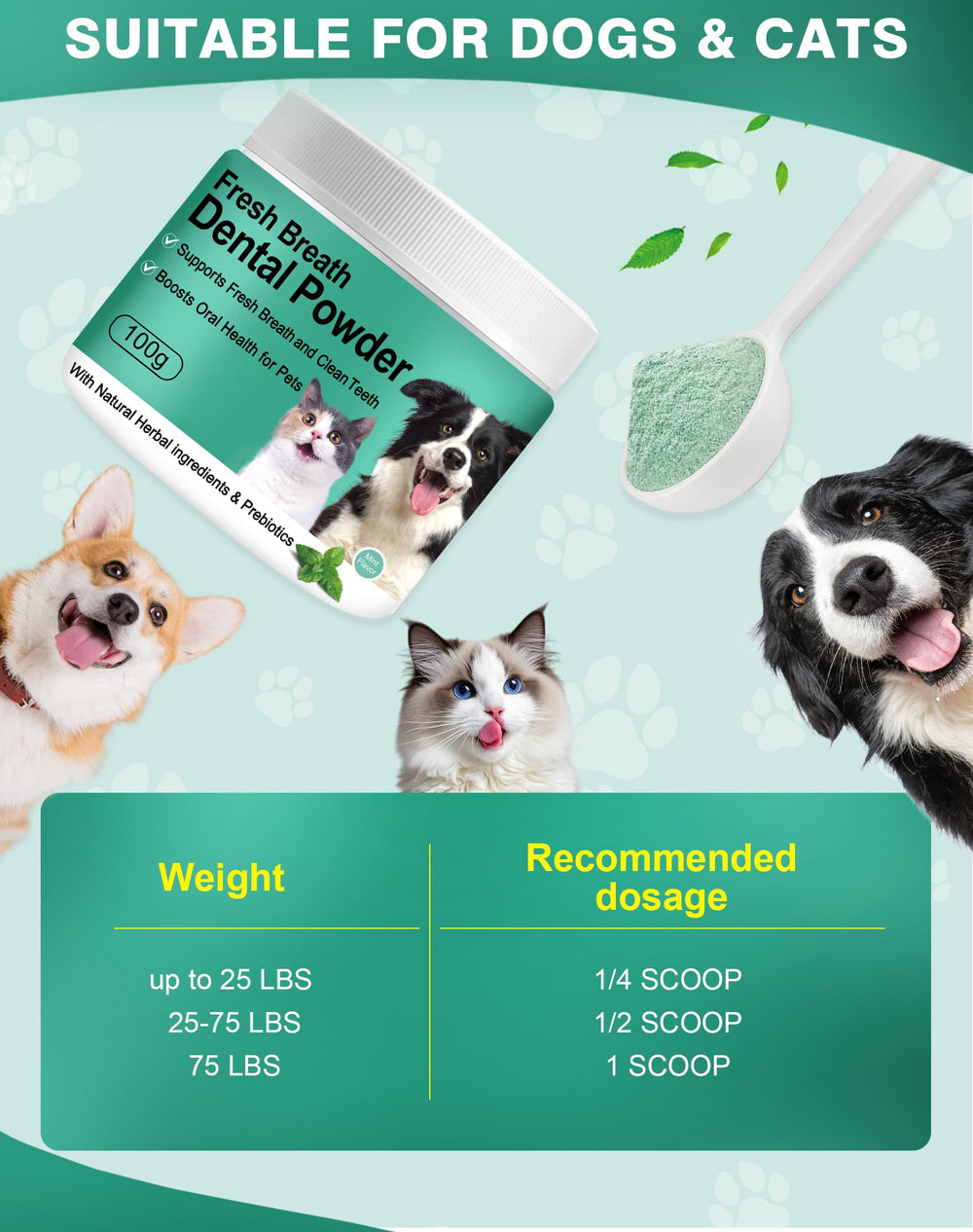 Koite polvo dental con ingredientes naturales cuida dientes suavemente.