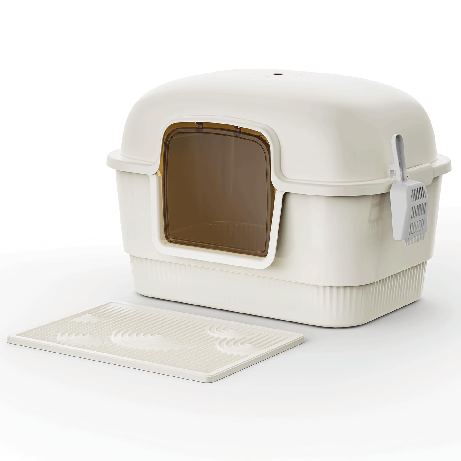 Kola Panda caja de arena con tapa trasera para evitar derrames.