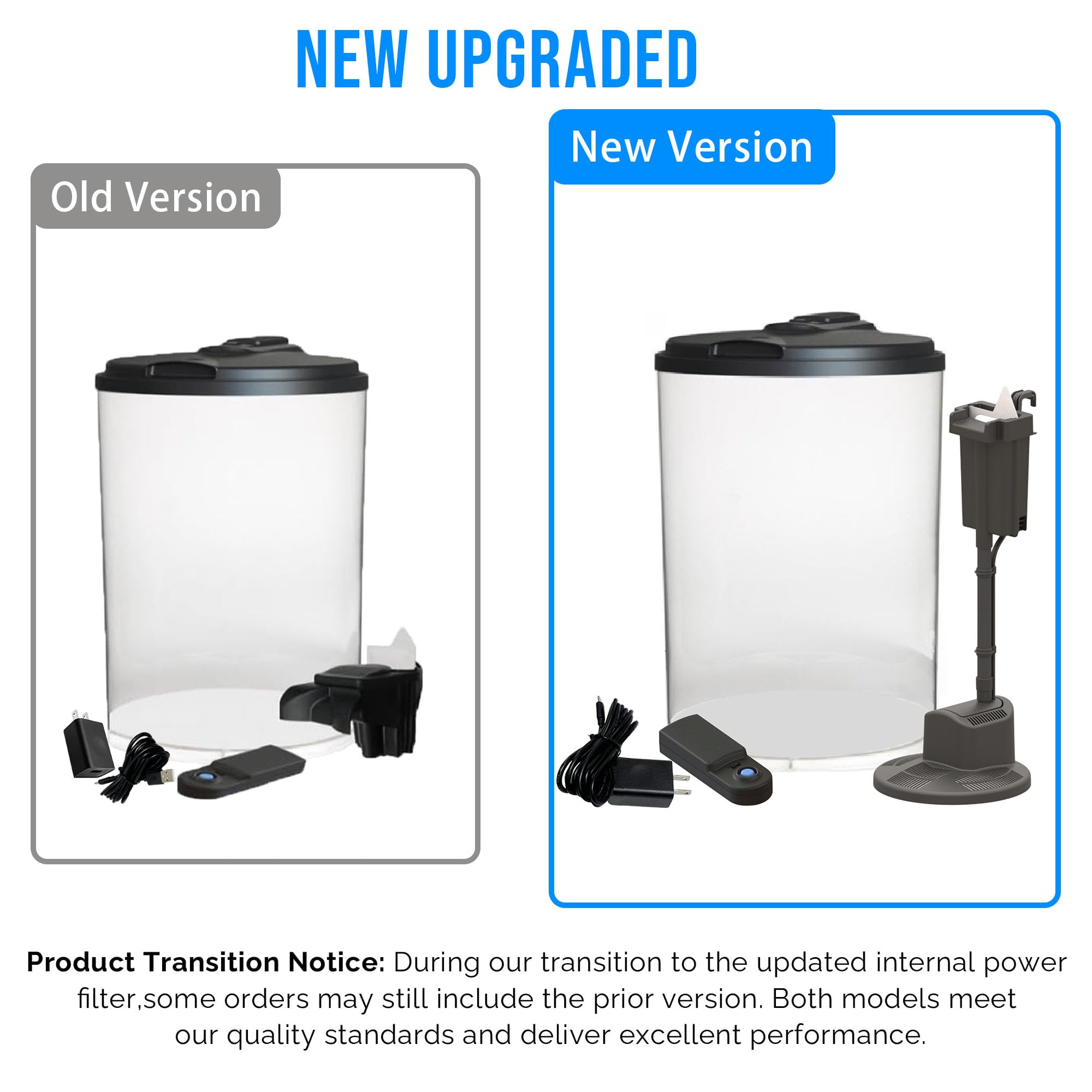 Koller Products acuario 360 diseño compacto y práctico para espacios