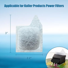 Koller Products cartucho XS, instalación rápida, manos secas