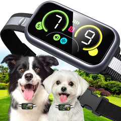 Kollgux collar mostrando modo 4-en-1 para entrenamiento progresivo