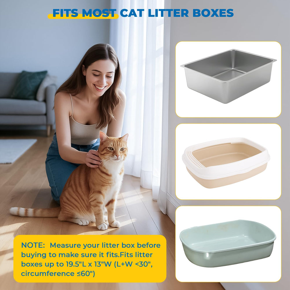 Bolsas para arenero de gato KONE 30x17, ajuste perfecto