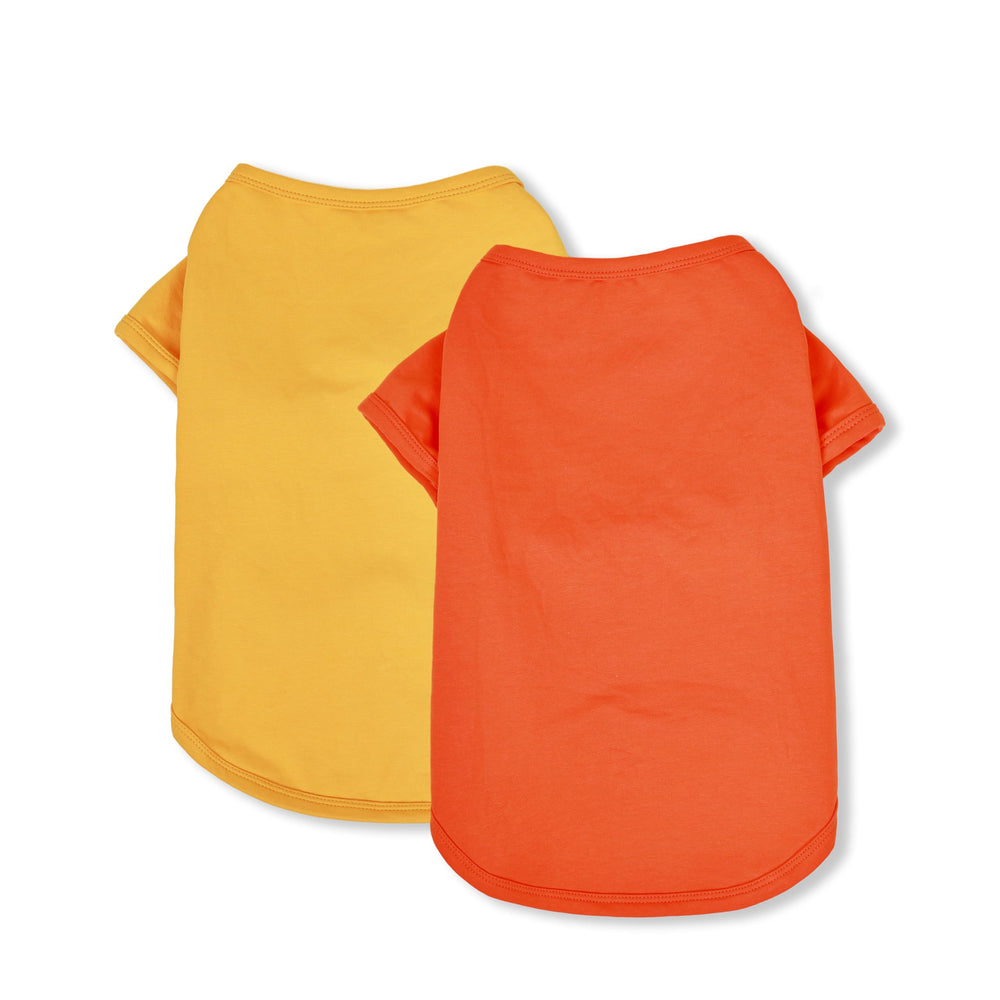 Pack de dos colores amarillo y naranja Koneseve para perros.