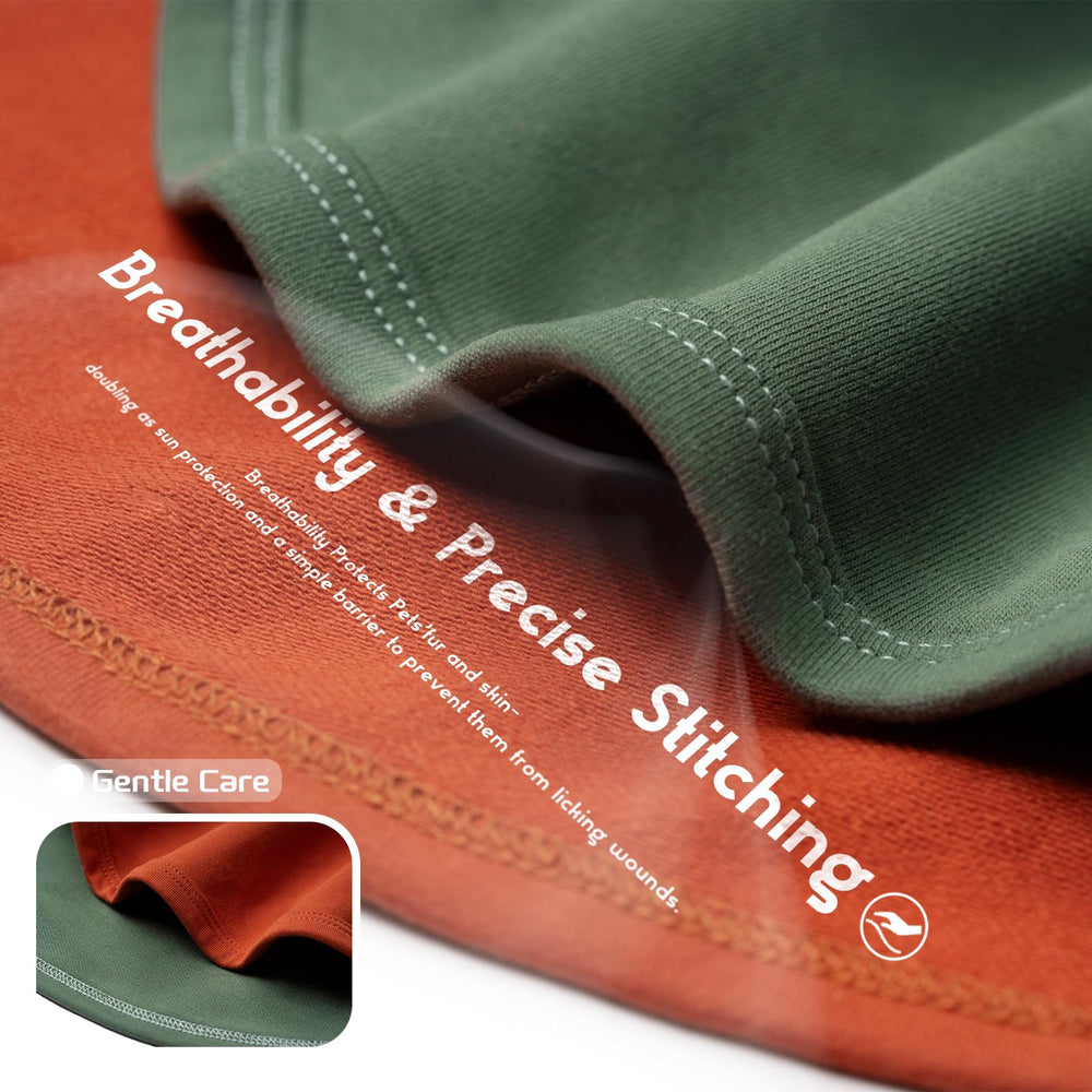 Koneseve Camisa para perro Rust bordado: detalle duradero.