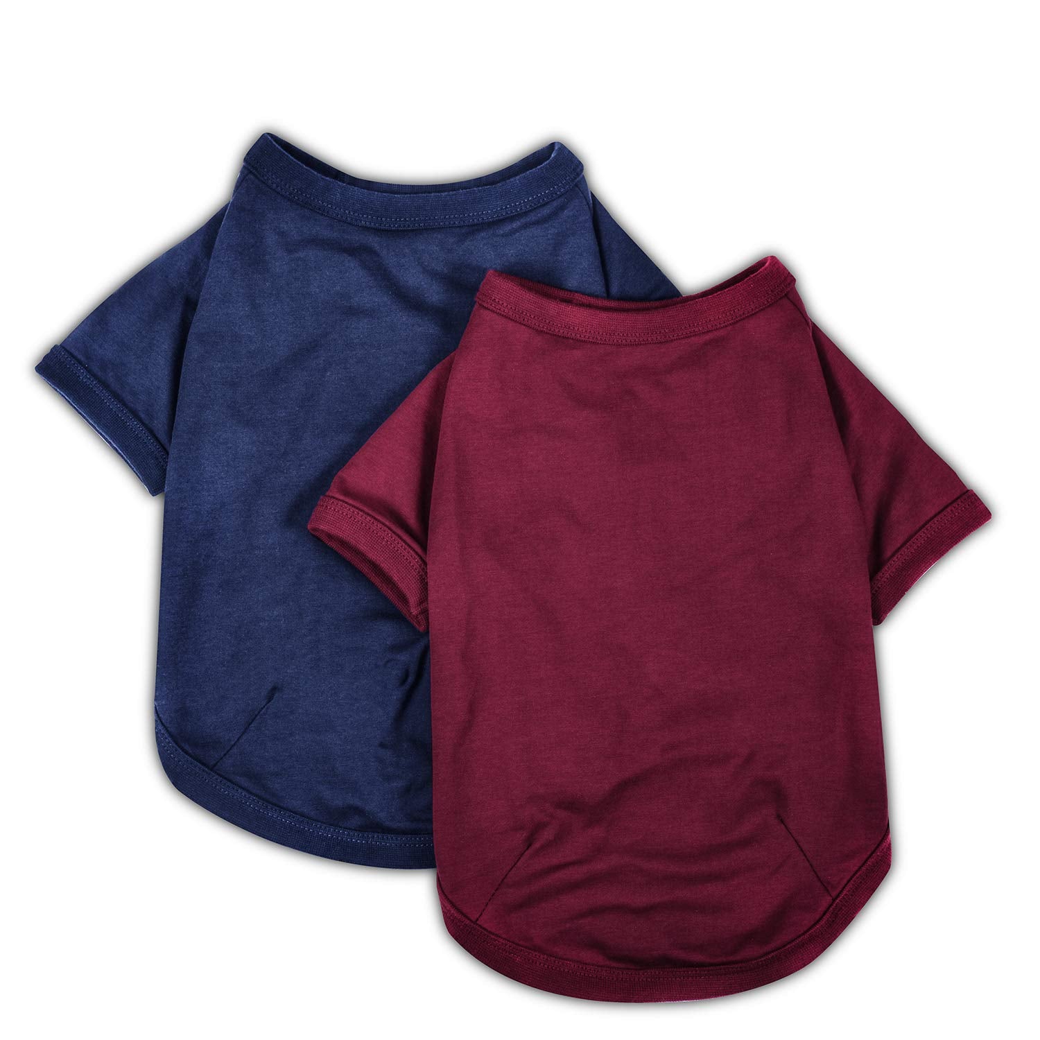 Camiseta Koneseve para perro azul, detalle de tejido, elasticidad mejorada