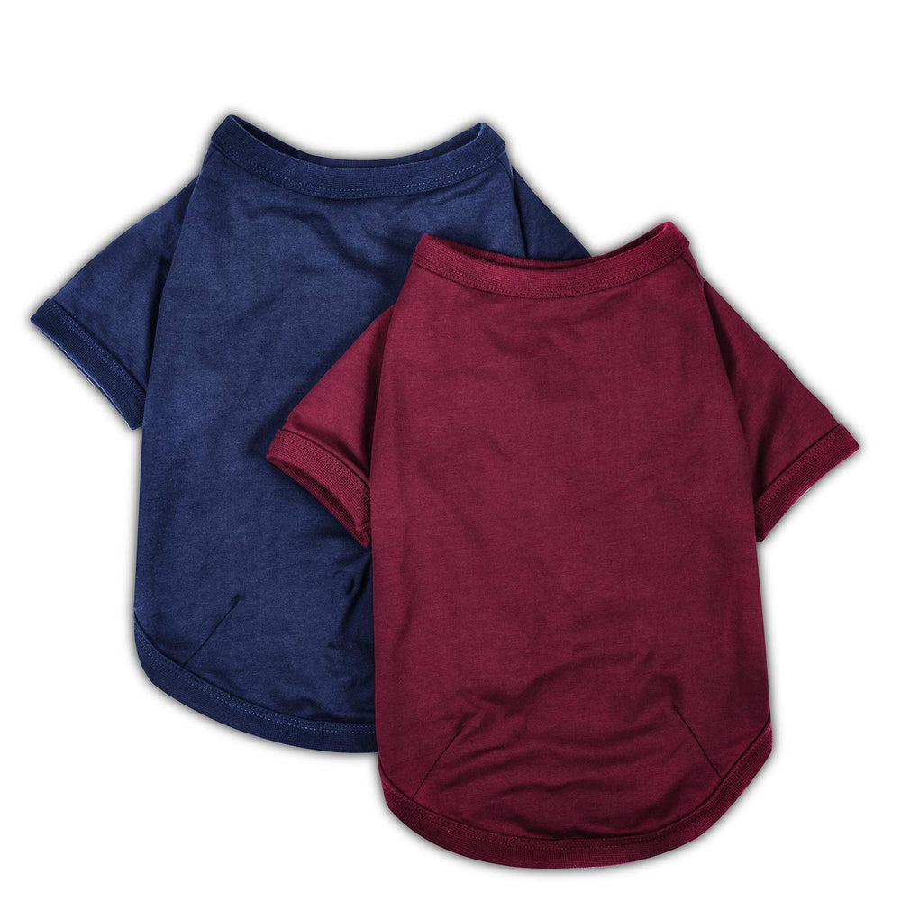 Camiseta Koneseve para perro azul, detalle de tejido, elasticidad mejorada