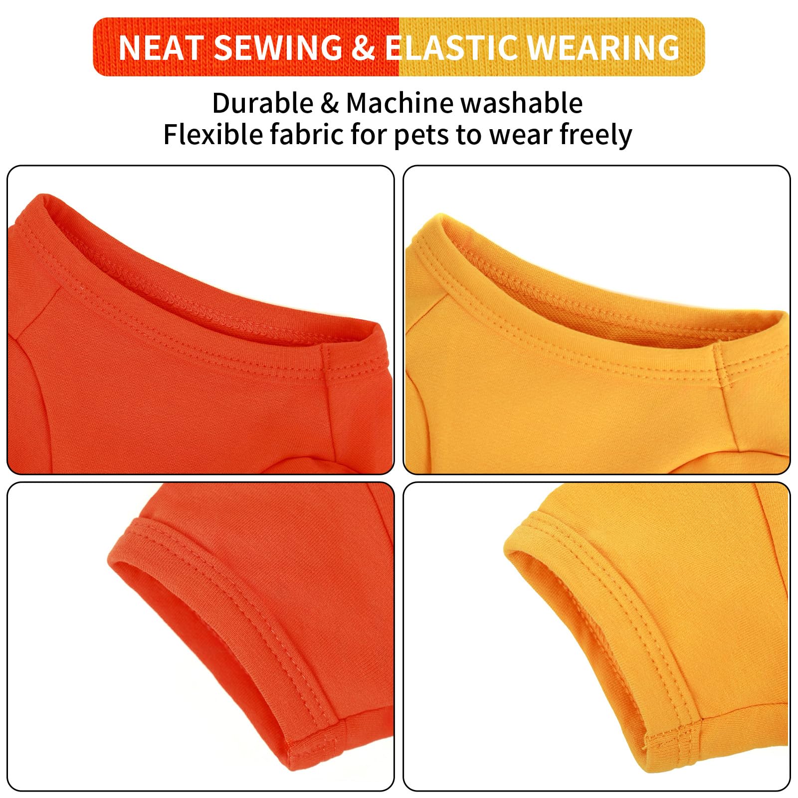 Koneseve Camiseta para perros, lavado a máquina, colores vivos que perduran