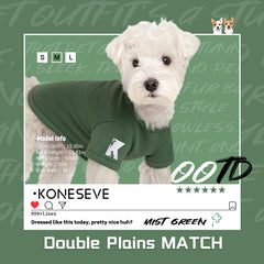 Koneseve camiseta perro oxidada espalda, costuras reforzadas