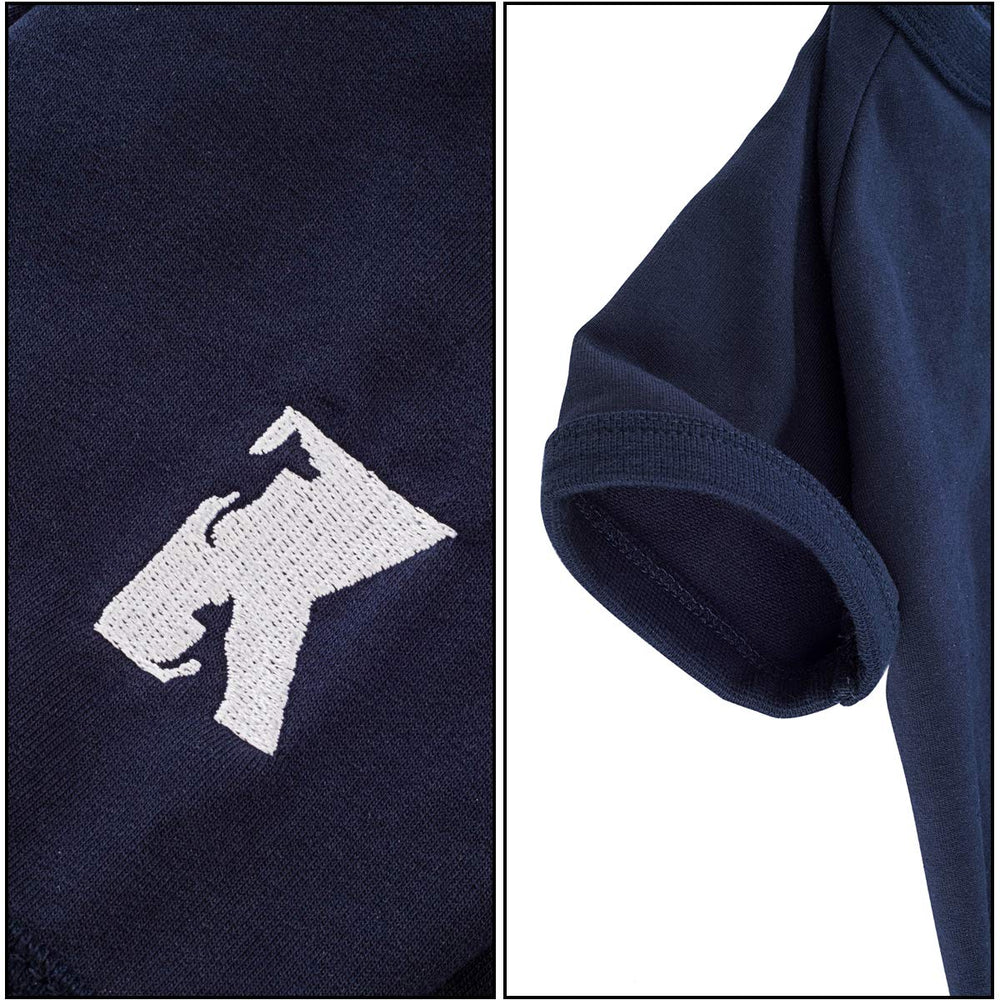Camiseta Koneseve para perro rojo, vista trasera, diseño cómodo para juego