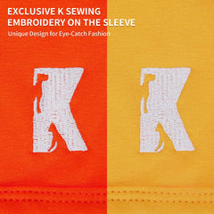 Koneseve camisetas para perro, pack de dos colores amarillo y naranja.