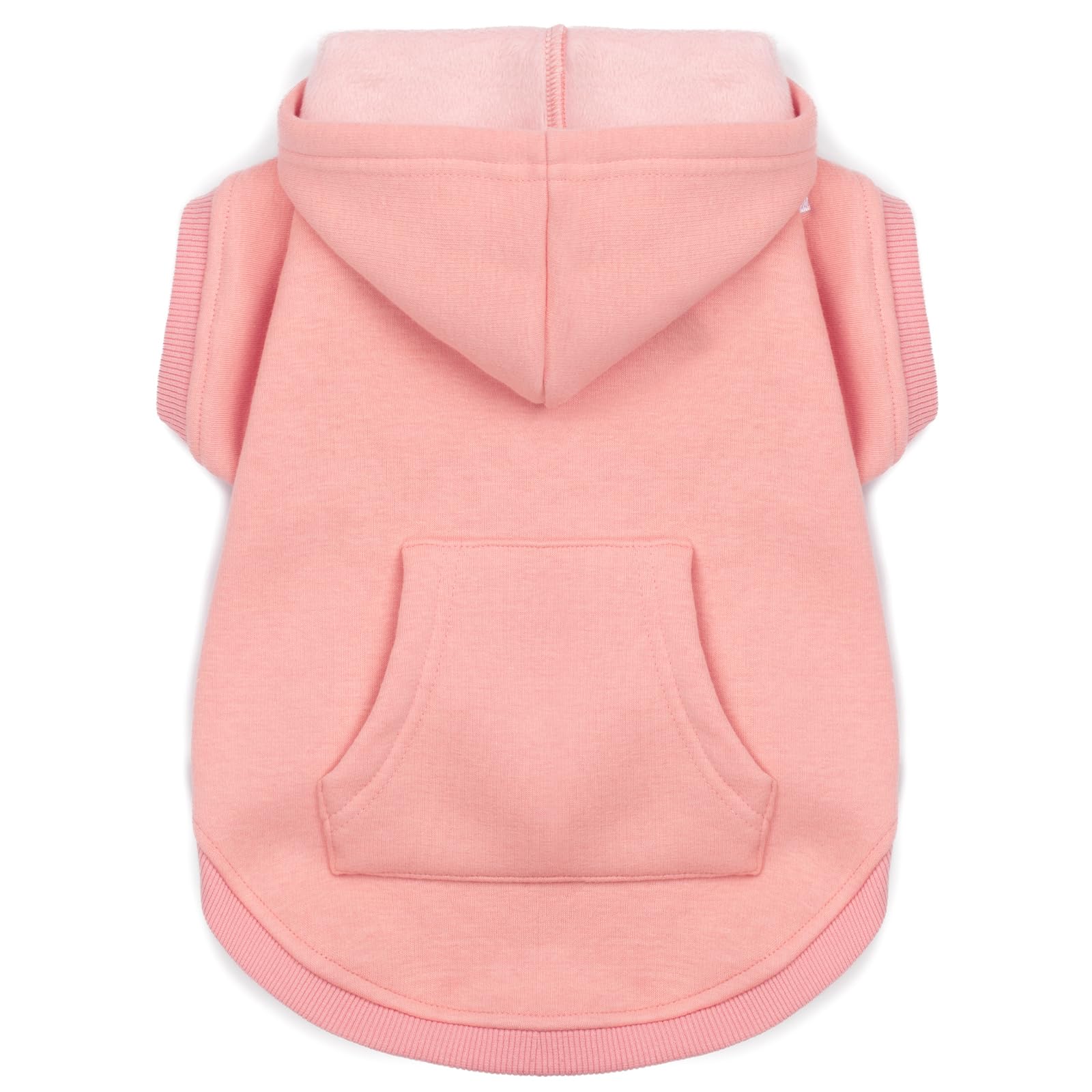 Koneseve sudadera-perro-capucha-rosa-general, comodidad diaria para paseos y juego.