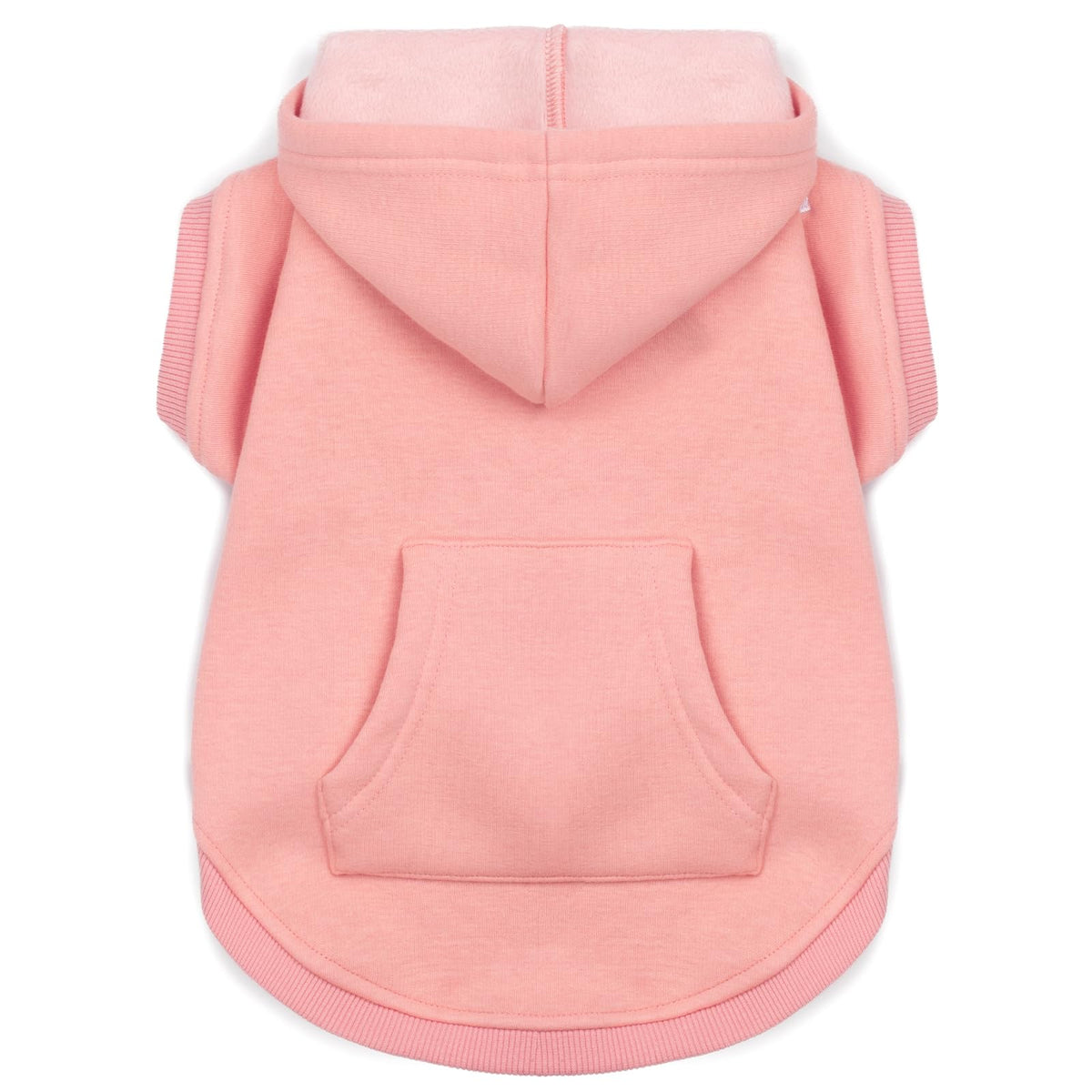 Koneseve sudadera-perro-capucha-rosa-general, comodidad diaria para paseos y juego.