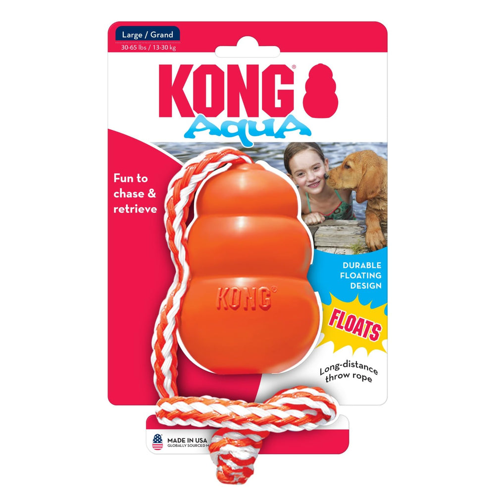 KONG Aqua para-perros-grandes, tamaño adecuado para perros grandes durante la diversión