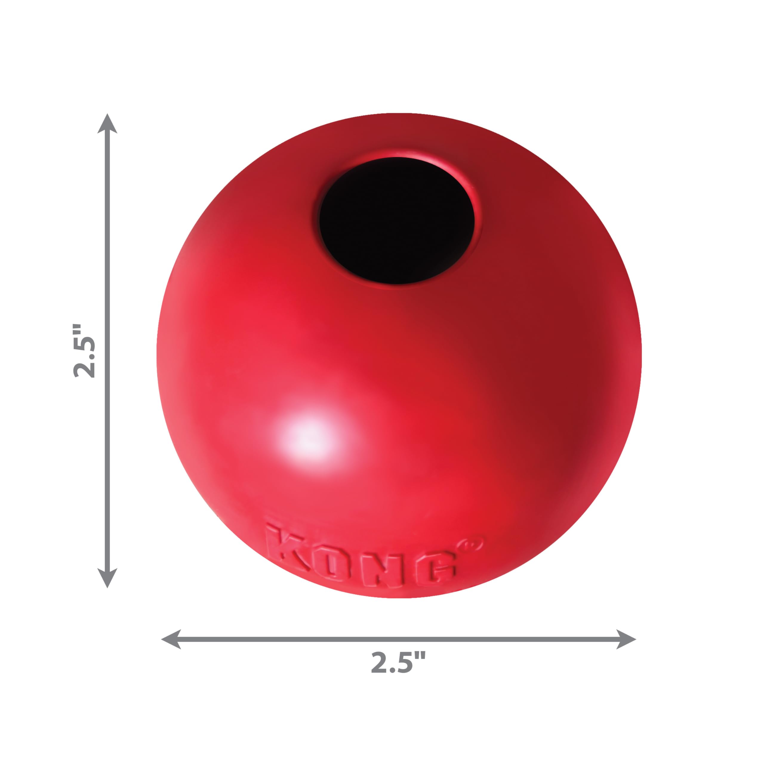 KONG Ball hecho en Estados Unidos con materiales globales.