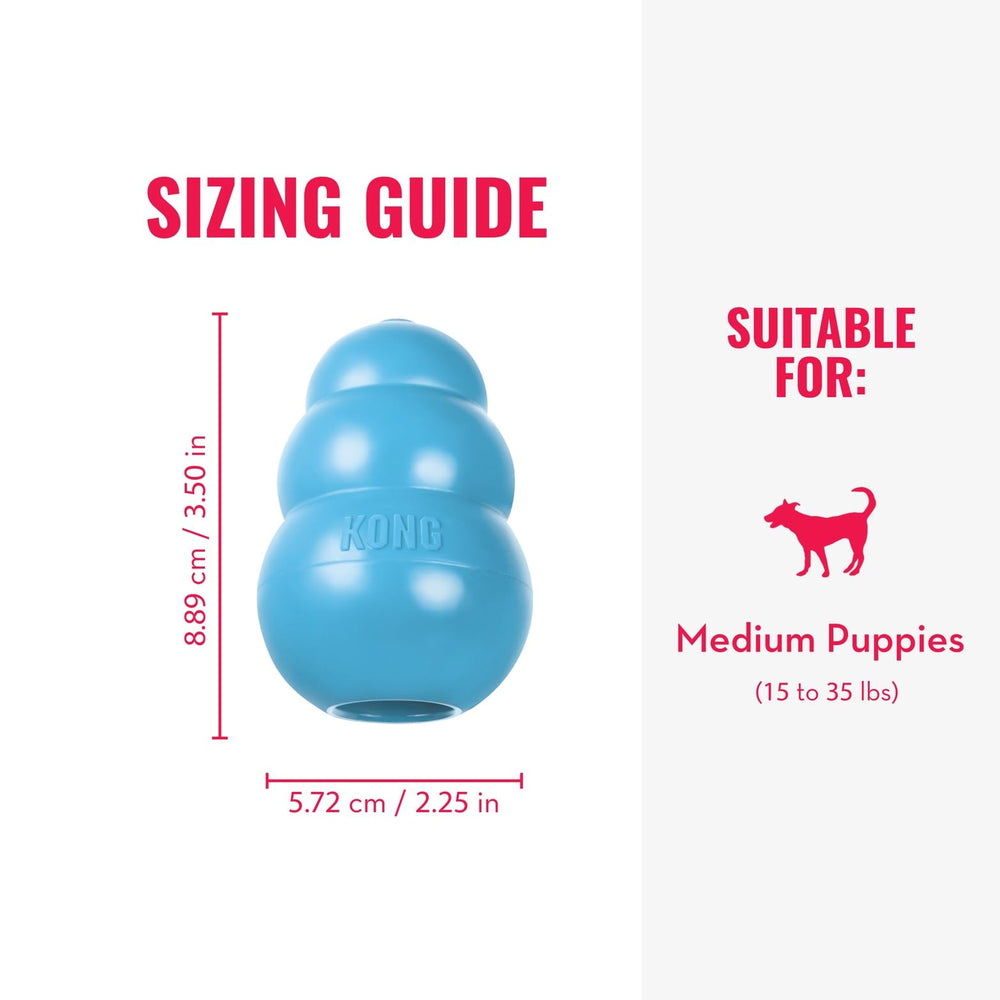 KONG Cachorro hecho en Estados Unidos con materiales de calidad.