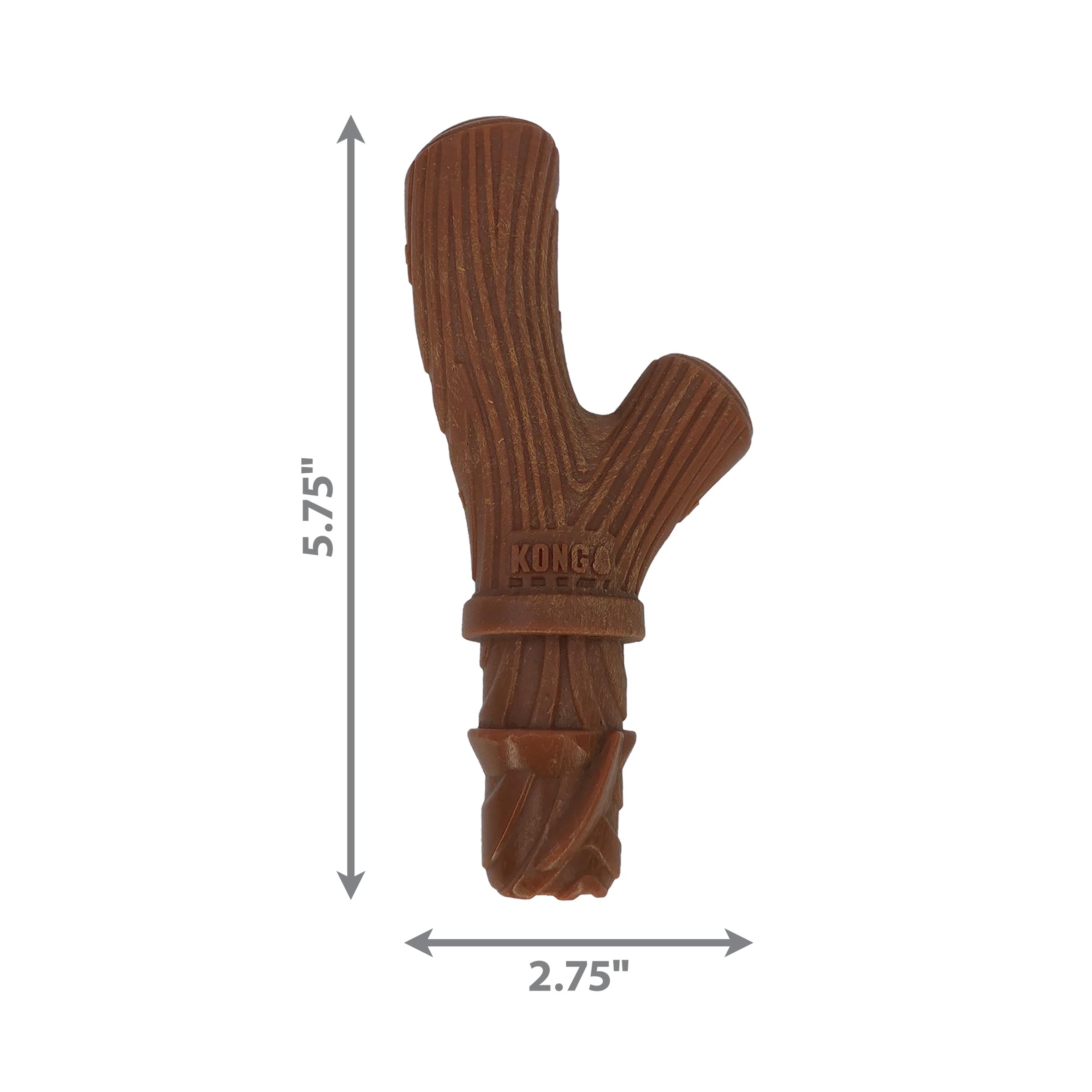 KONG ChewStix Twist para rebote y juego de buscar con tu perro