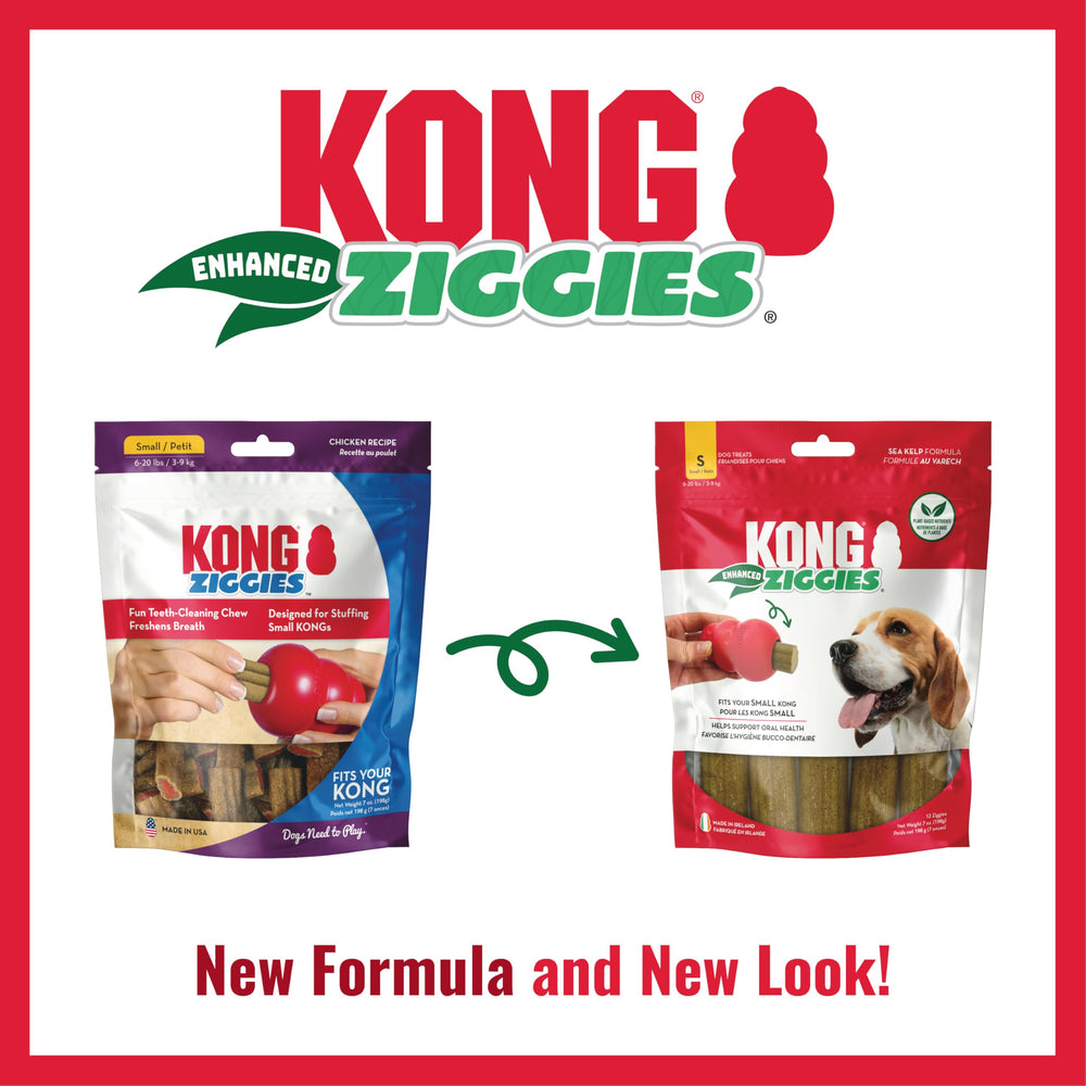 KONG Classic Relleno Ziggies, prolonga la sesión de juego.